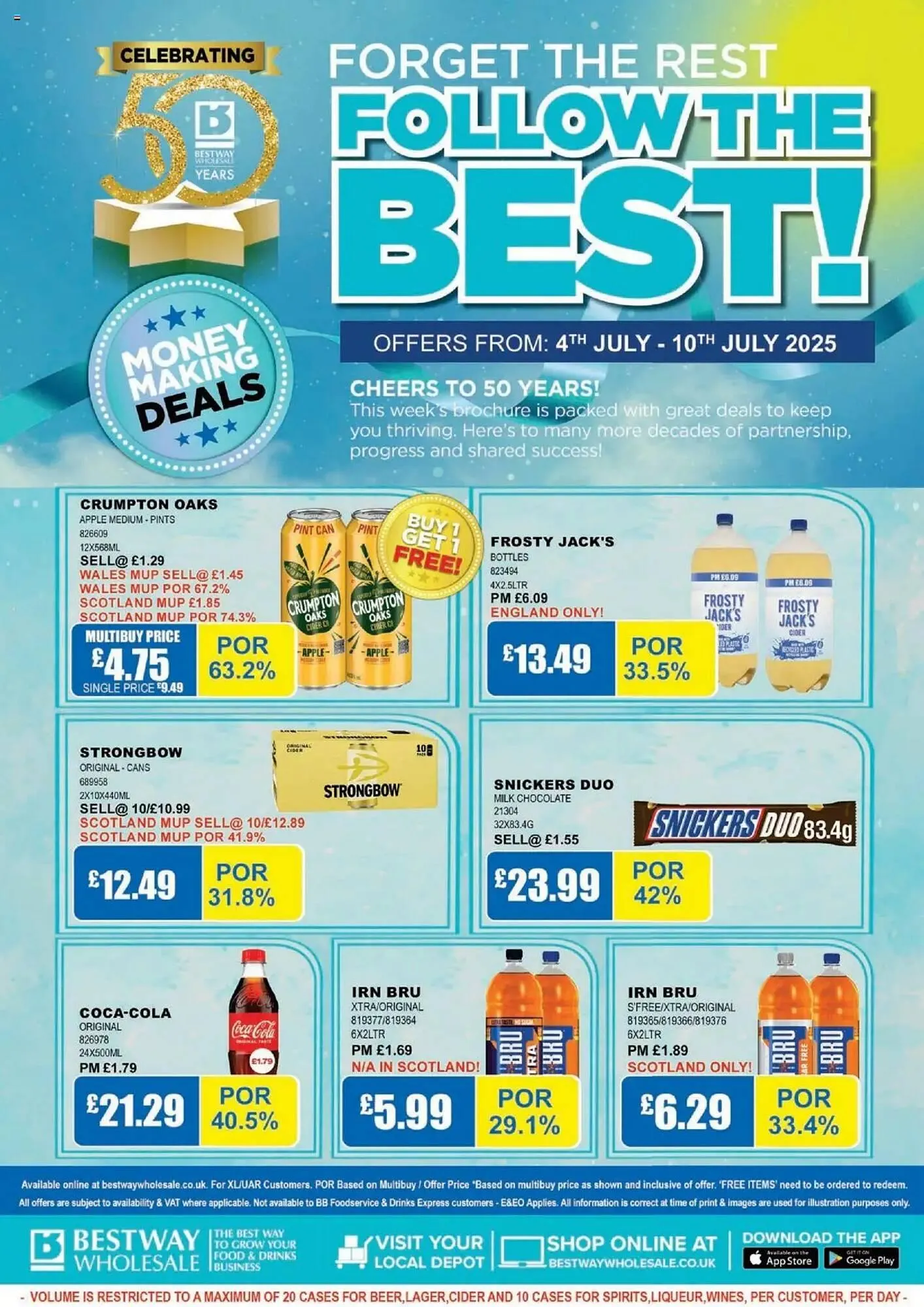 Bestway leaflet from 4 July to 10 July 2025 - Catalogue Page 1