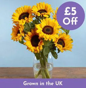 The British Sunflower Bouquet