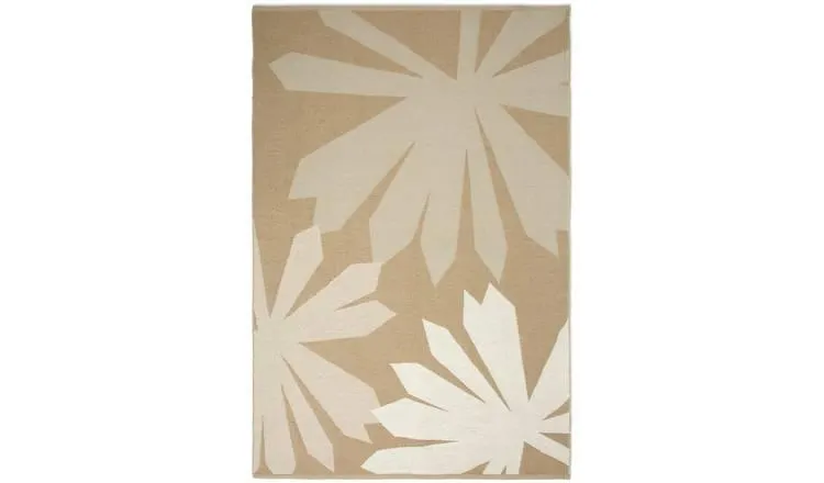 Habitat Palm Tree Jute Woven Rug - Natural - 120x170cm