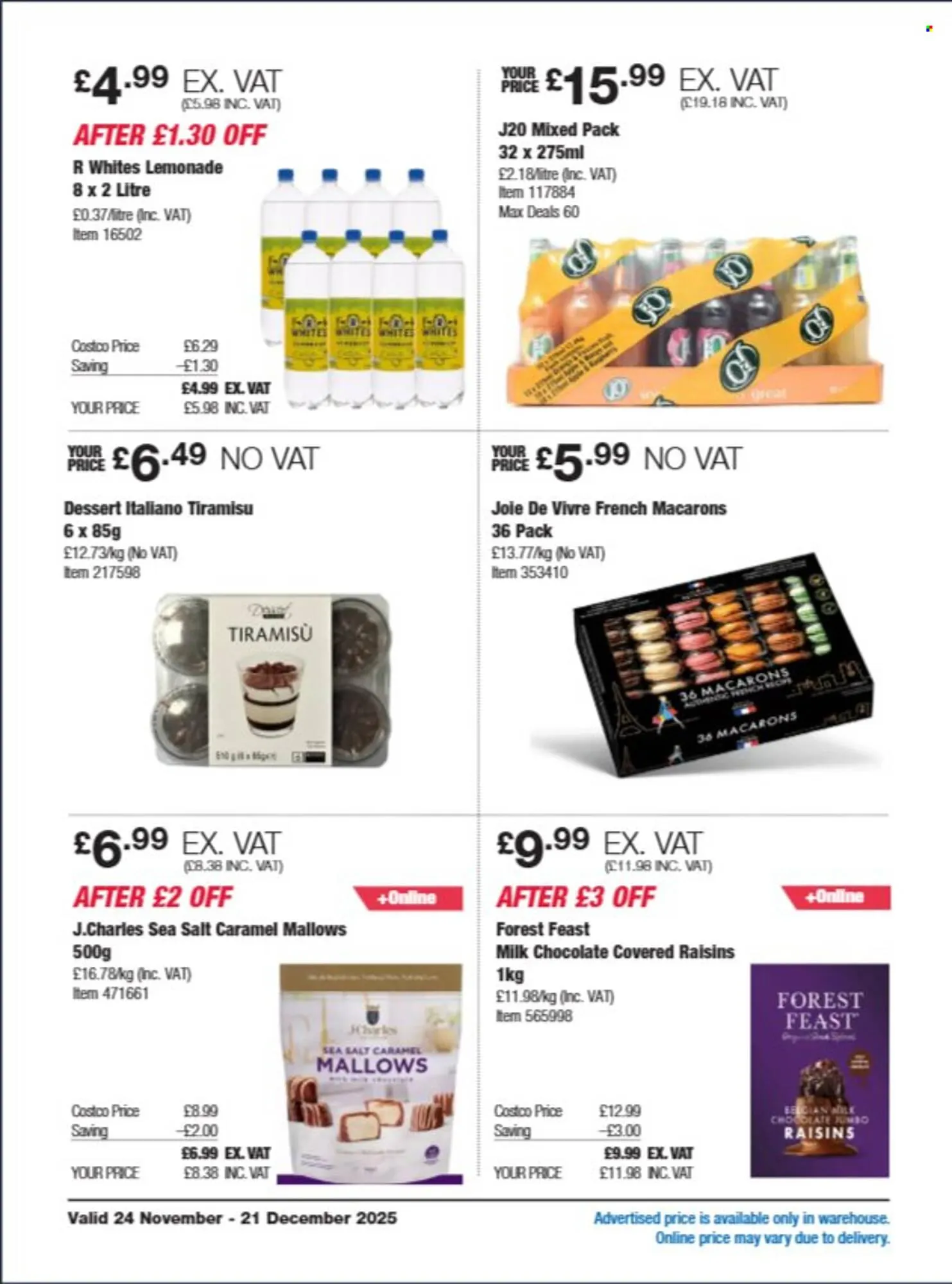 Costco leaflet from 24 November to 21 December 2025 - Catalogue Page 26