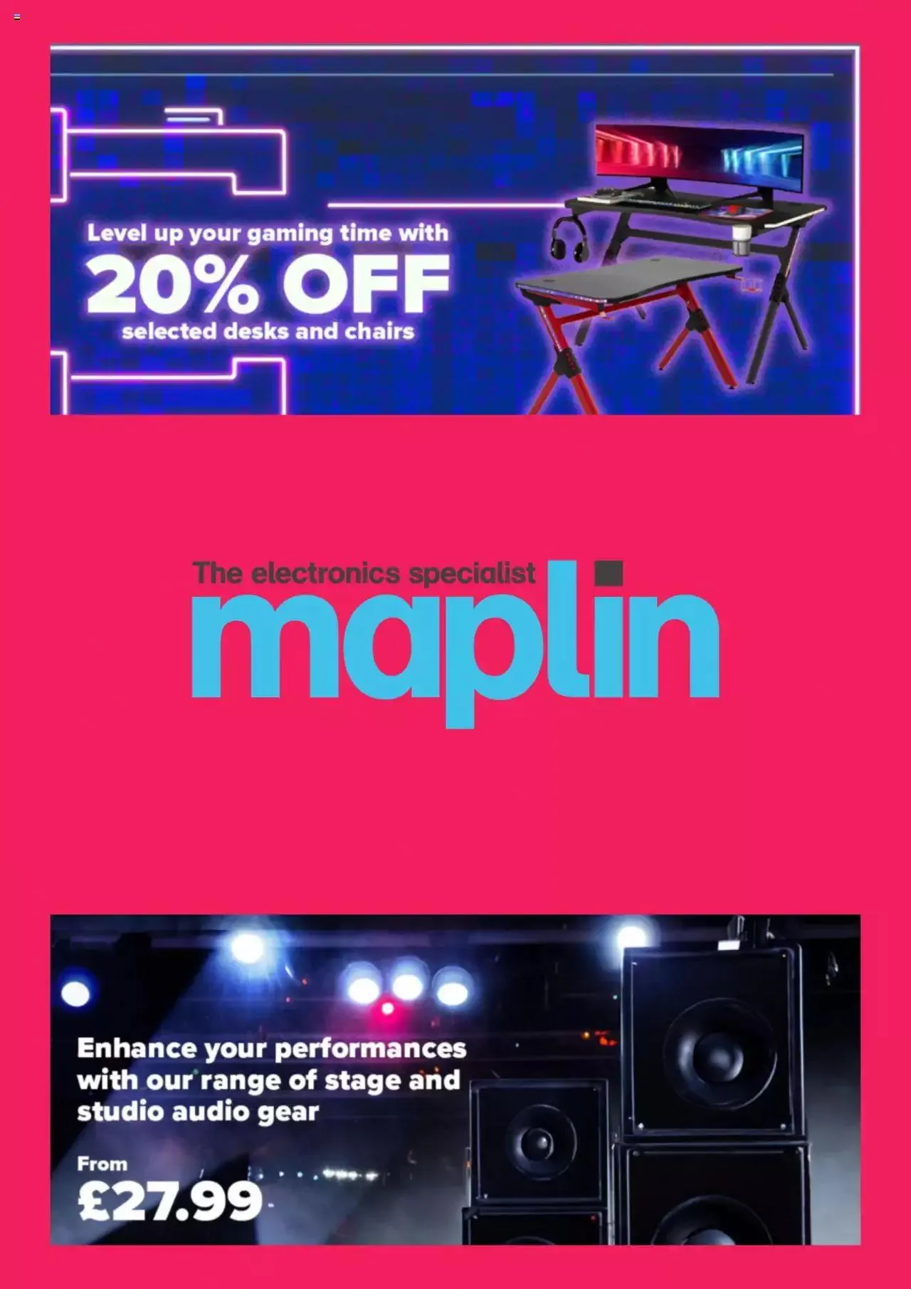 Maplin offers from 4 August to 31 December 2023 - Catalogue Page 1
