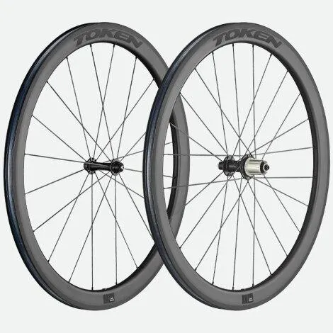Token C45 Resolute TBT Carbon Wheelset - 700c