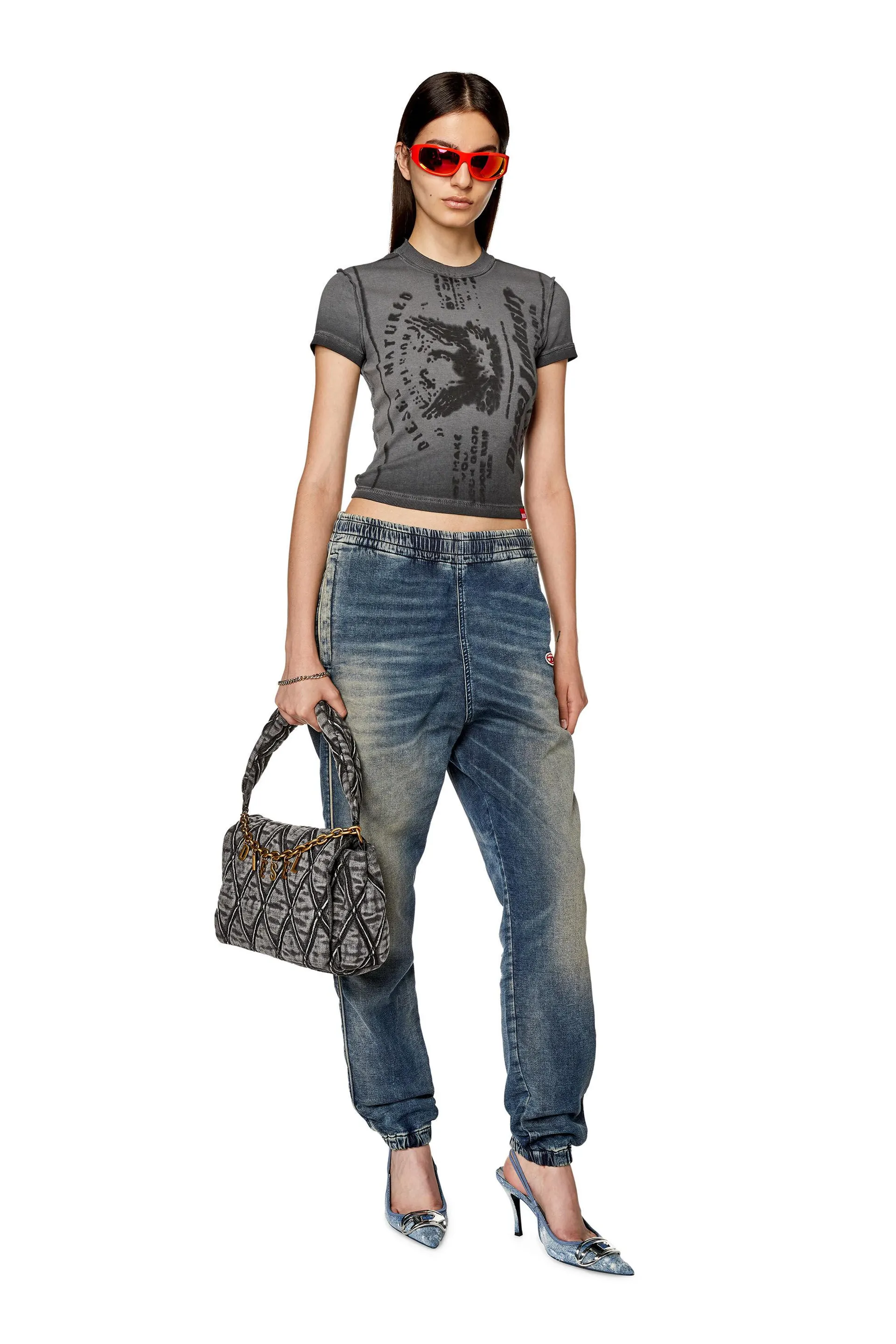 tapered d-lab track denim 068fn