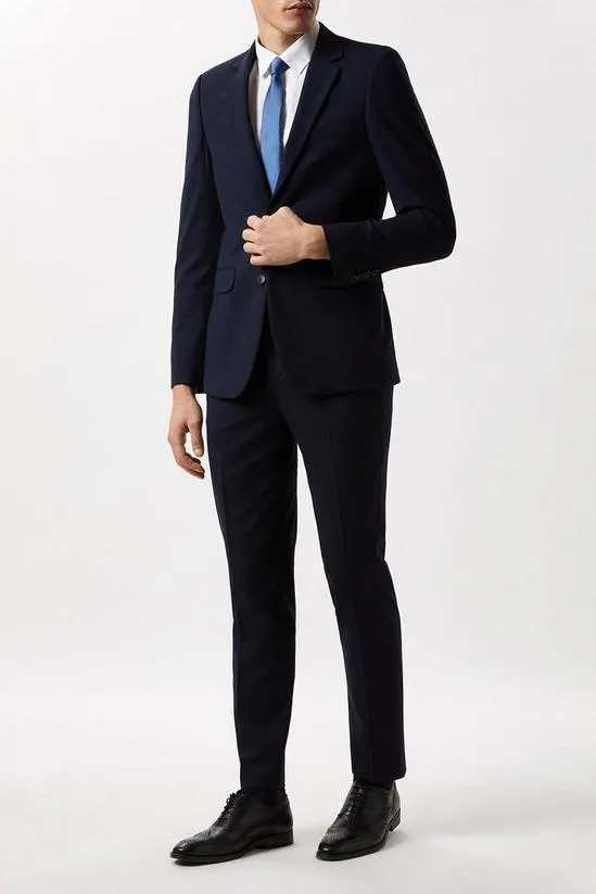 Tailored Fit Navy Essential Jacket