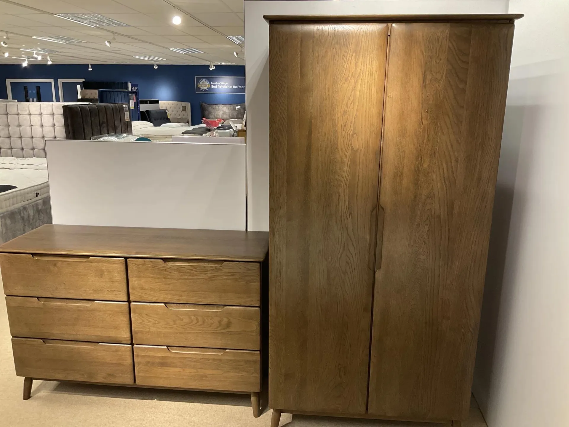 Stockholm Wardrobe,6 drawer chest and bedside cabinet