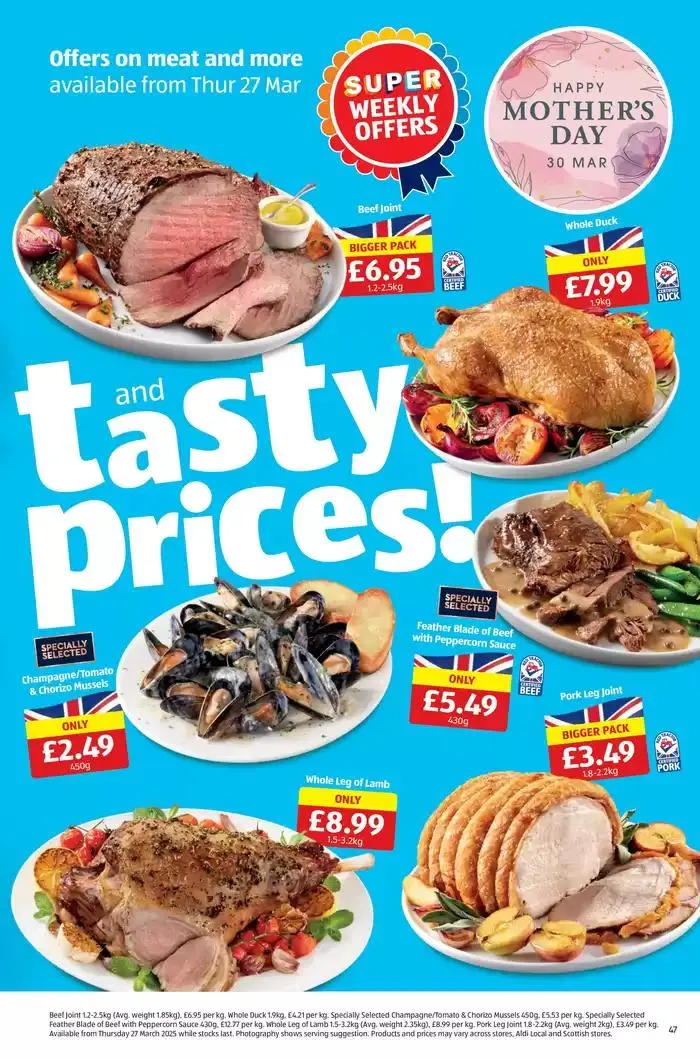 Aldi weekly offers from 27 March to 30 March 2025 - Catalogue Page 47