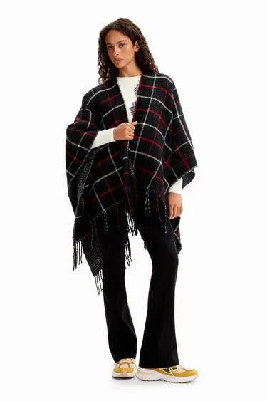 Reversible check poncho
