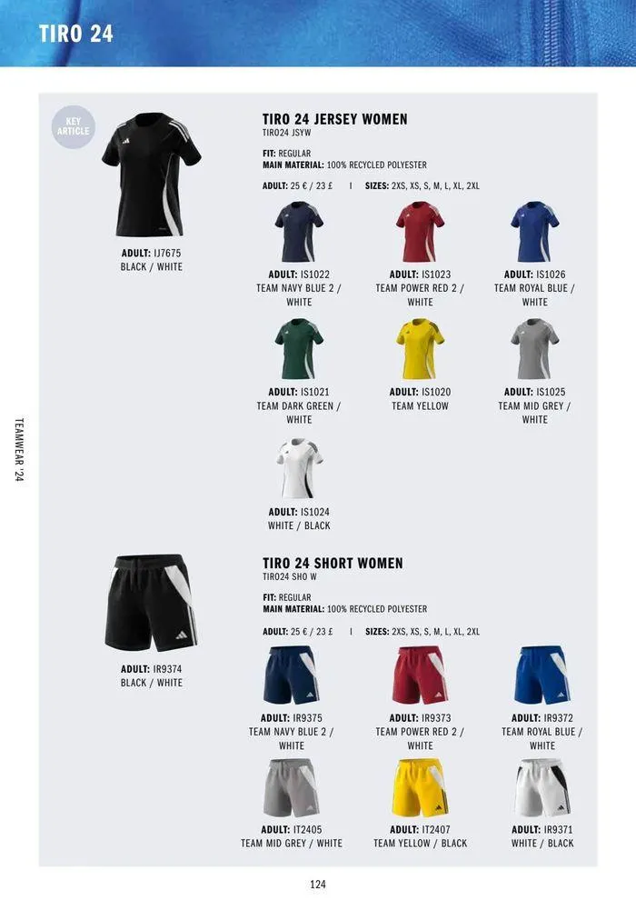 Adidas Teamwear 2024 from 11 March to 31 December 2024 - Catalogue Page 124