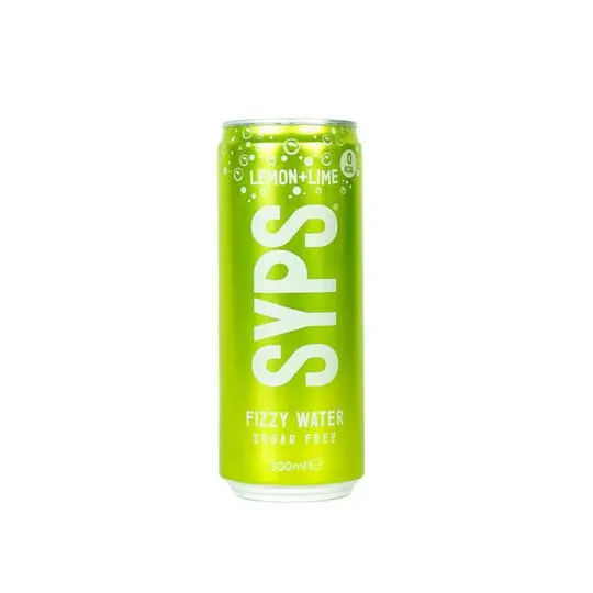 SYPS Lemon & Lime Fizzy Water 330ml