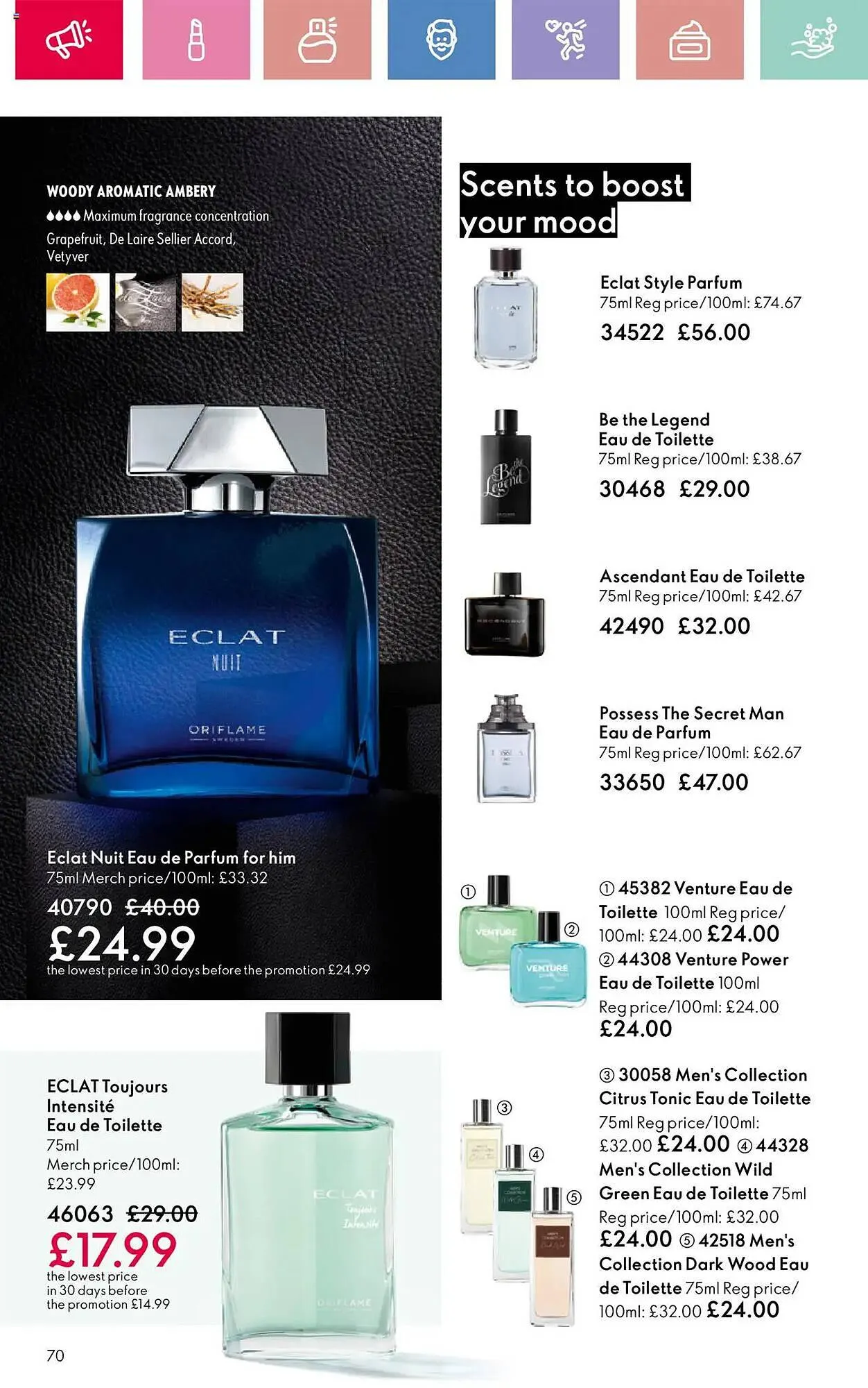 Oriflame leaflet from 17 April to 7 May 2025 - Catalogue Page 70