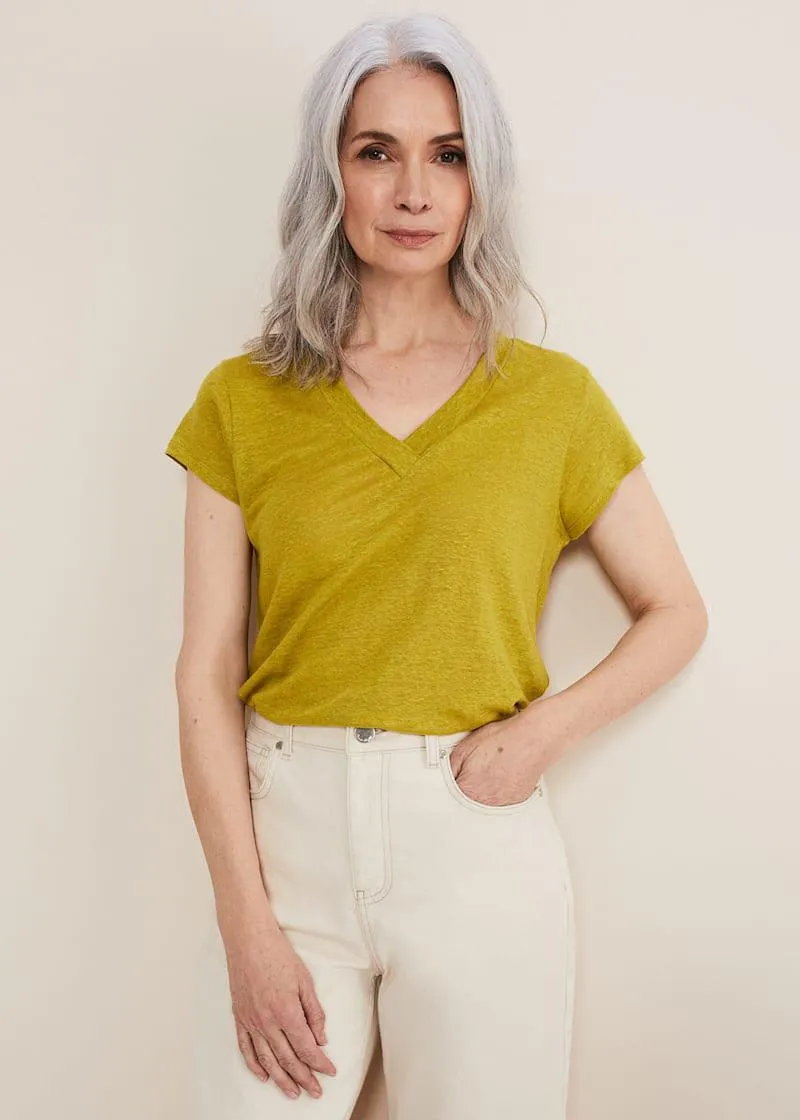 Emera V Neck Top