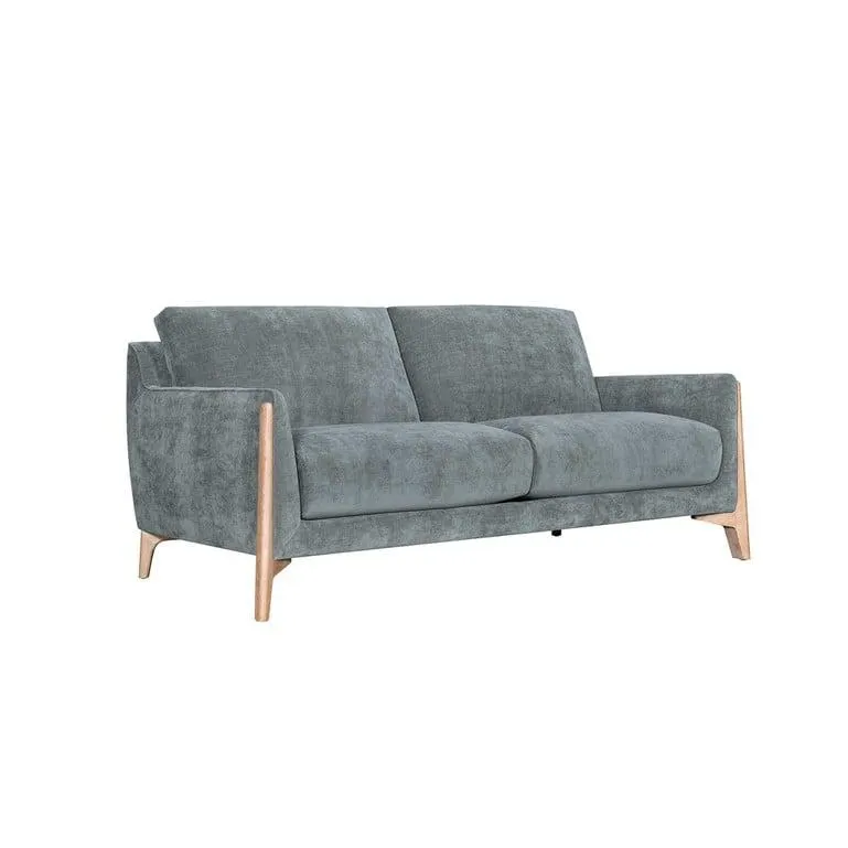 Dark Grey Fabric 3 Seater Sofa
