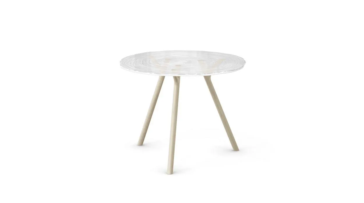 PLEXIWOOD dining table - d.100cm