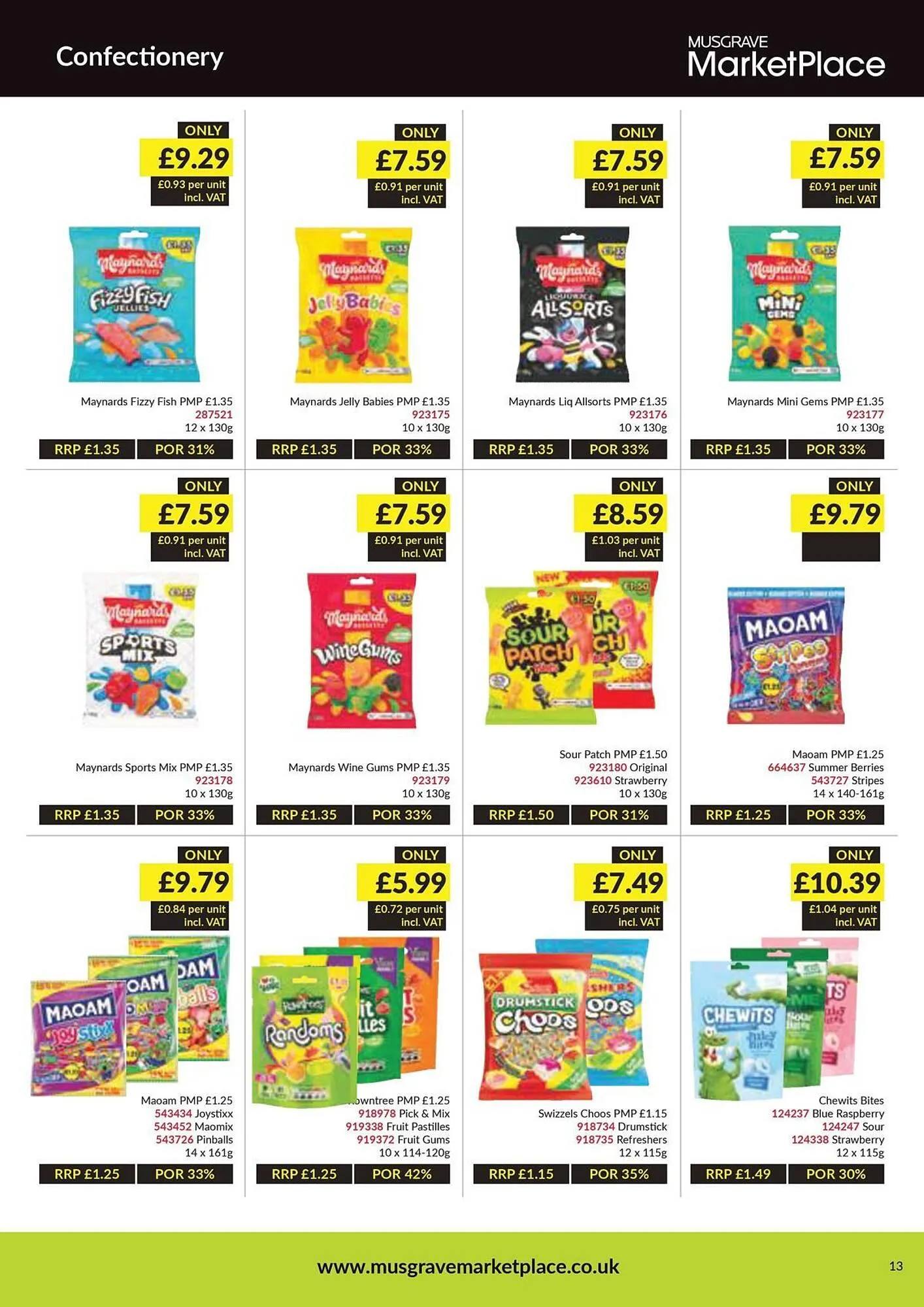 Musgrave MarketPlace leaflet from 14 July to 3 August 2025 - Catalogue Page 13