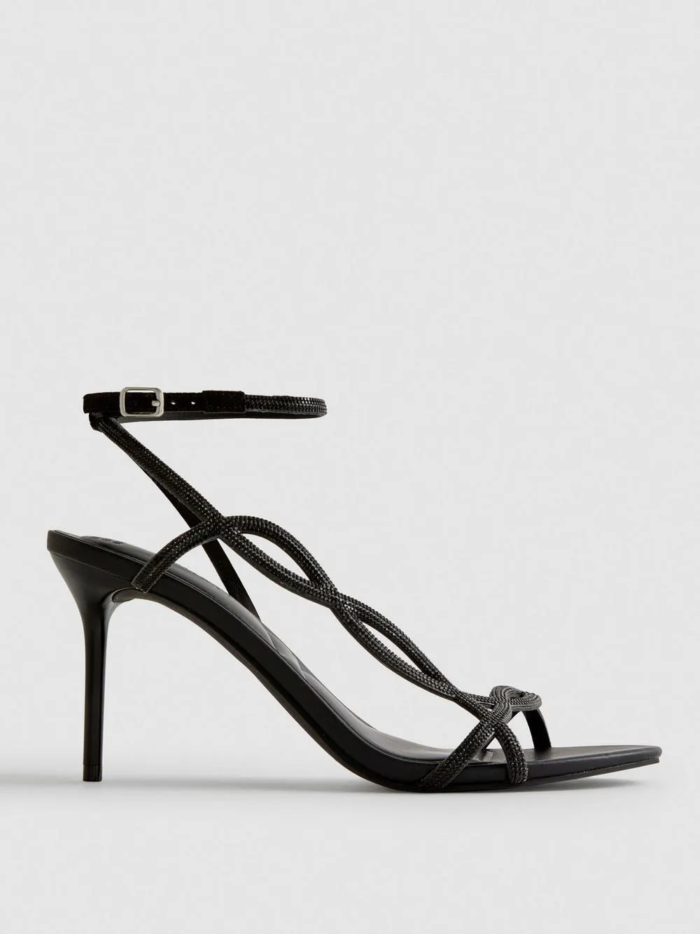 Diamanté Strap Stiletto Sandals