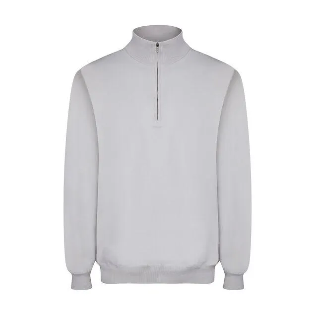 Greg Norman Men's Weatherknit Lined Half Zip Golf Midlayer