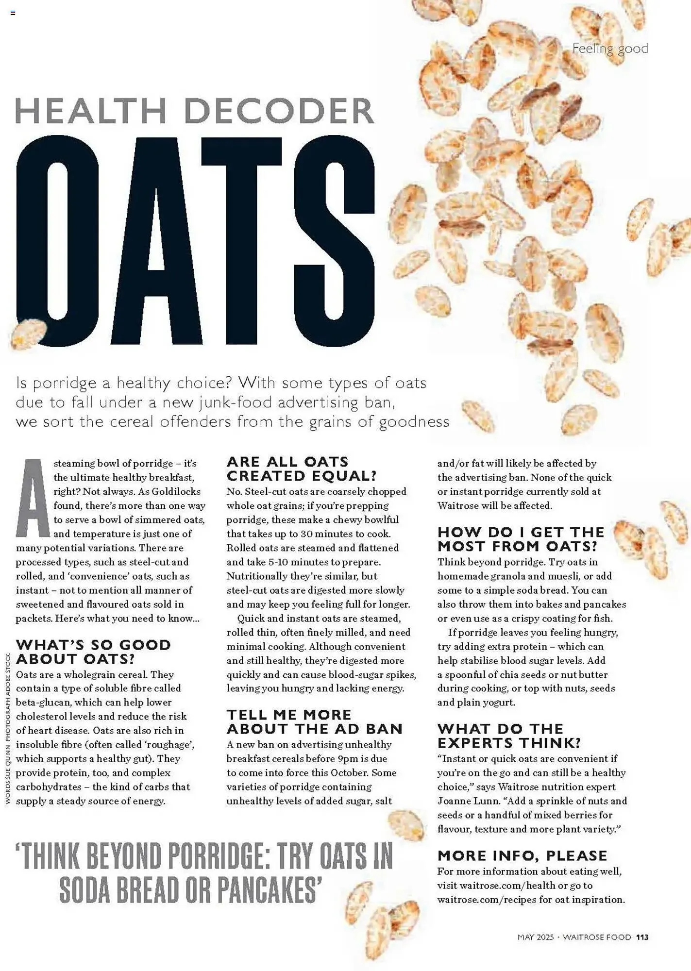 Waitrose leaflet from 1 May to 31 May 2025 - Catalogue Page 113