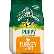 James Wellbeloved Dry Puppy Food Turkey & Rice 2kg