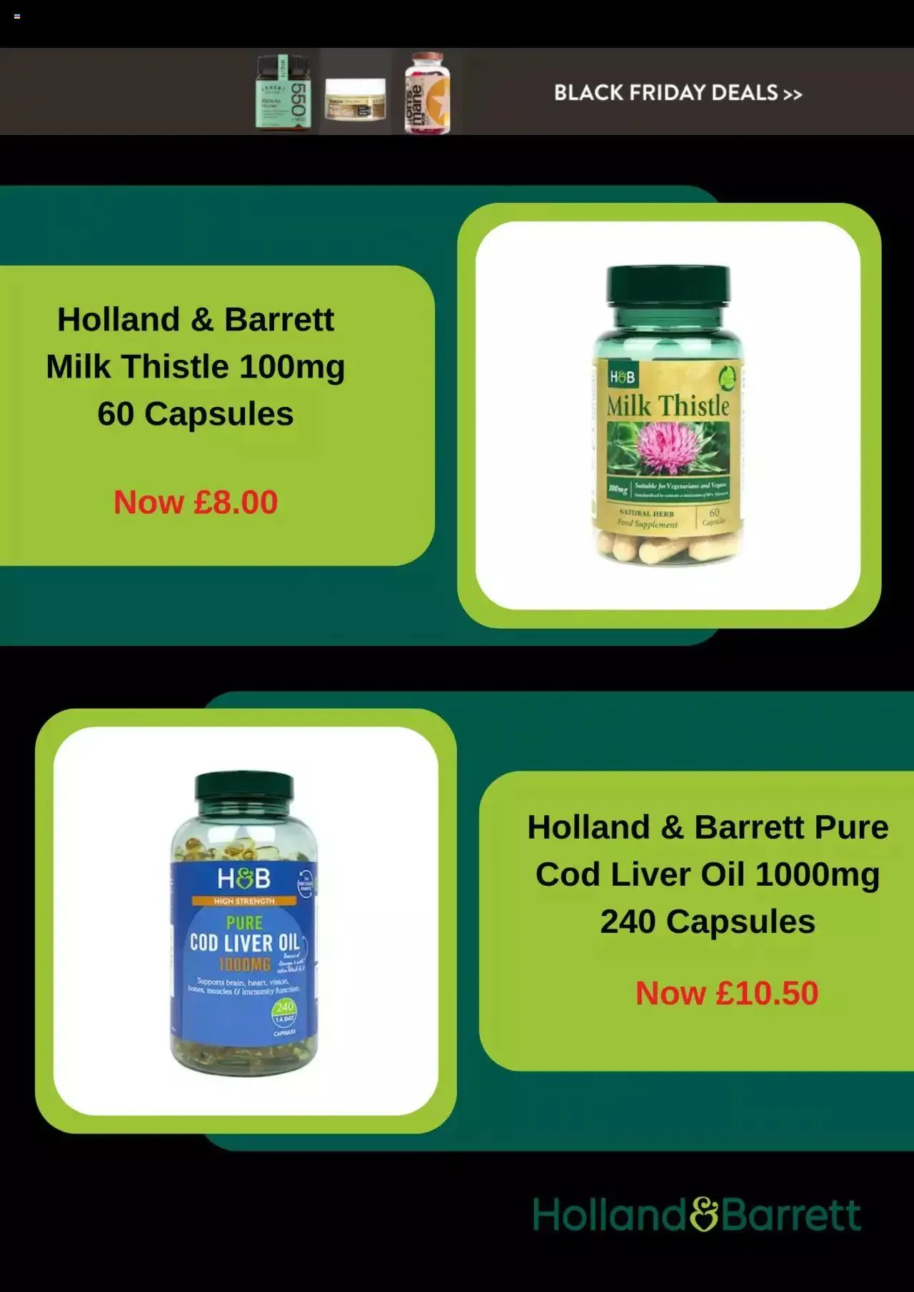 Holland & Barrett - Black Friday from 17 November to 31 December 2023 - Catalogue Page 2