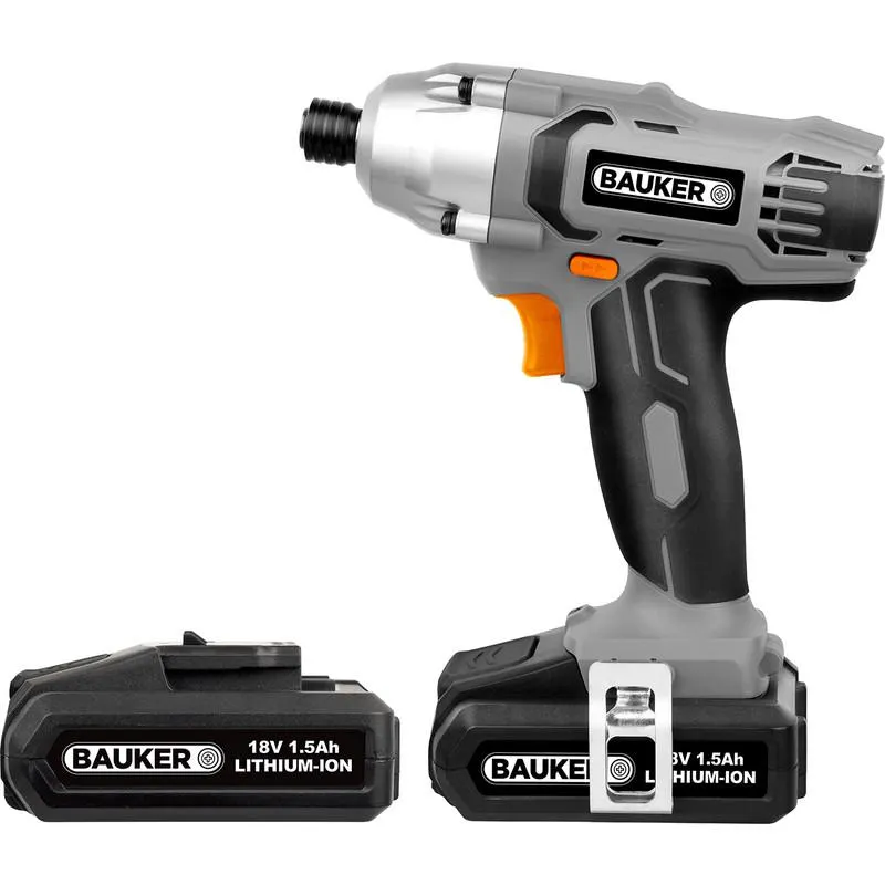Bauker 18V Cordless Impact Driver 2 x 1.5Ah