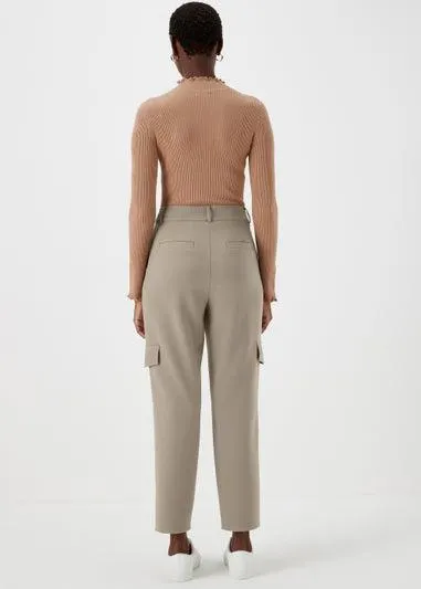 Et Vous Grey Cargo Trousers - Size 10