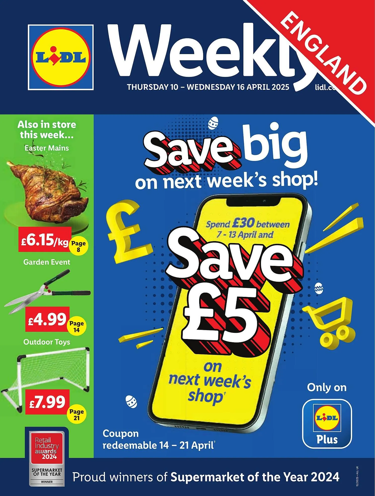 Lidl leaflet from 10 April to 16 April 2025 - Catalogue Page 1