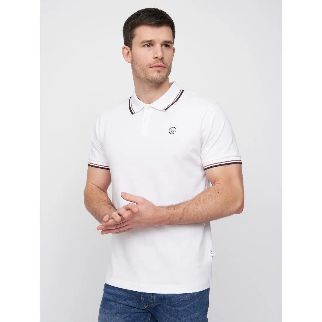 Duck & Cover Hendamore Polo Shirt - White/Red