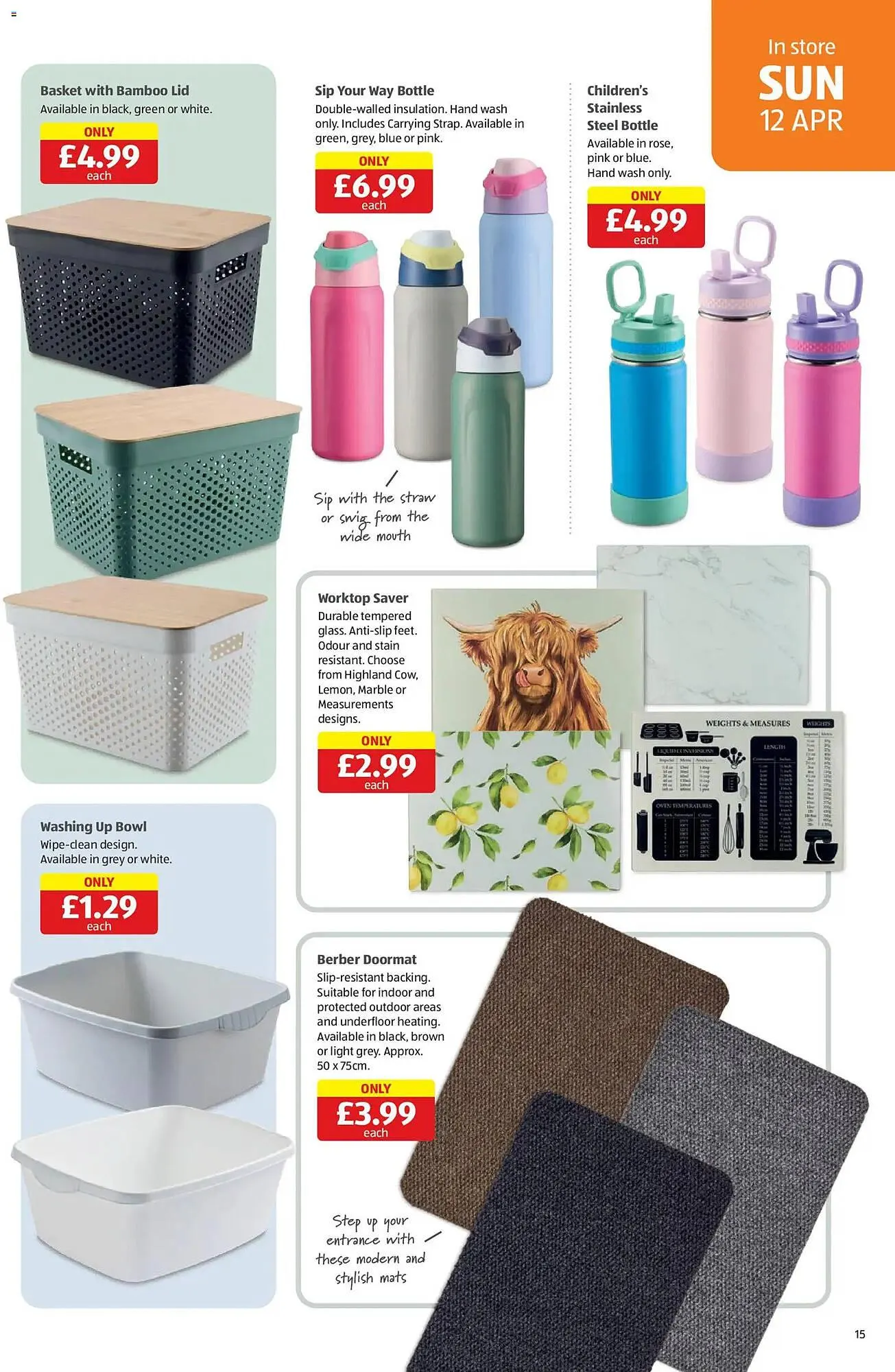 Aldi leaflet from 9 April to 12 April 2026 - Catalogue Page 15