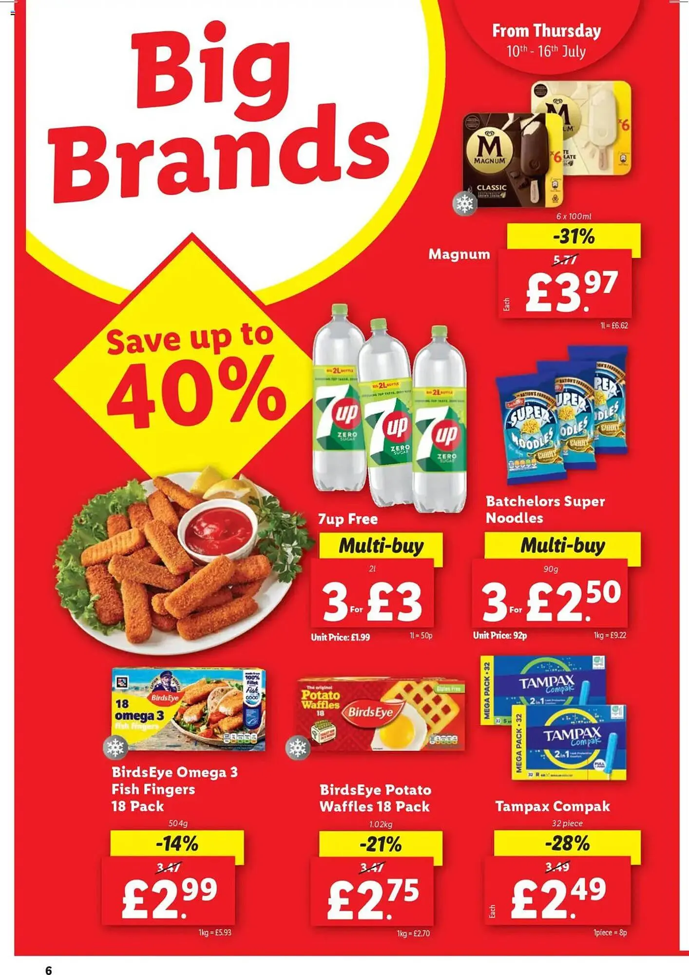 Lidl leaflet from 10 July to 17 July 2025 - Catalogue Page 6
