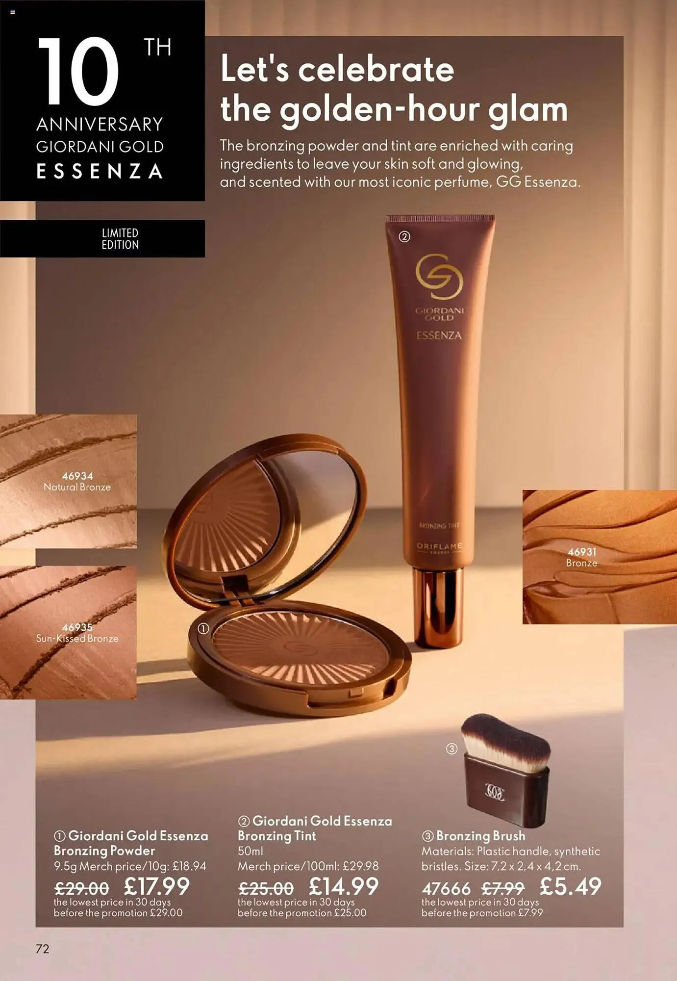 Oriflame leaflet from 11 September to 1 October 2025 - Catalogue Page 72
