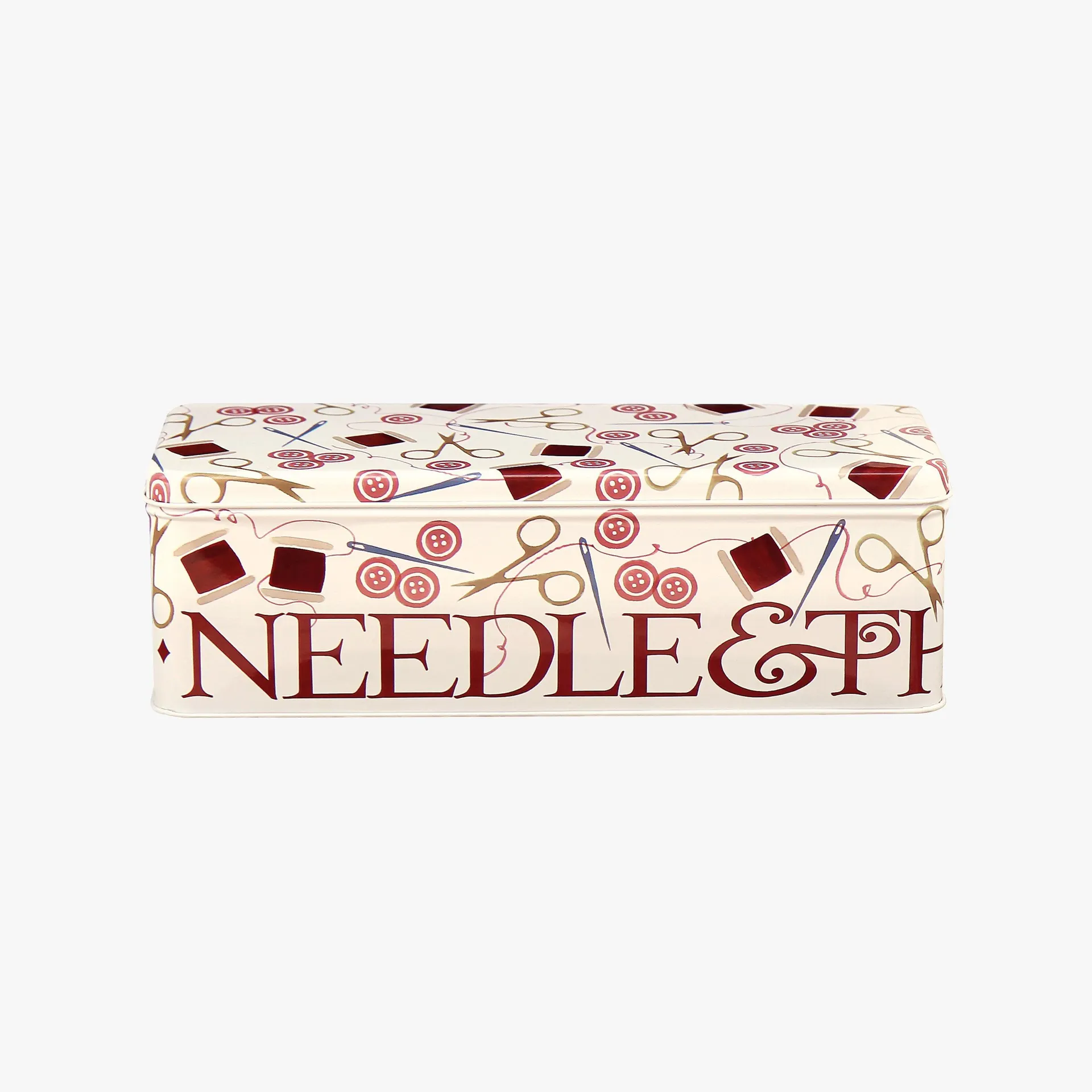 Pink Crafting Long Deep Rectangular Tin