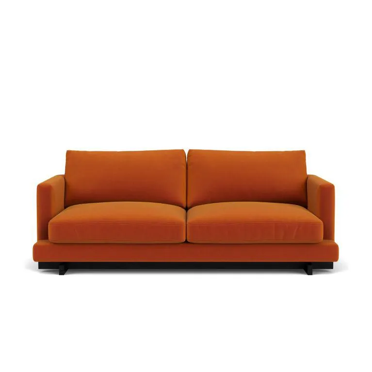Harper 4-Seater Sofa in Amber Duro Velvet