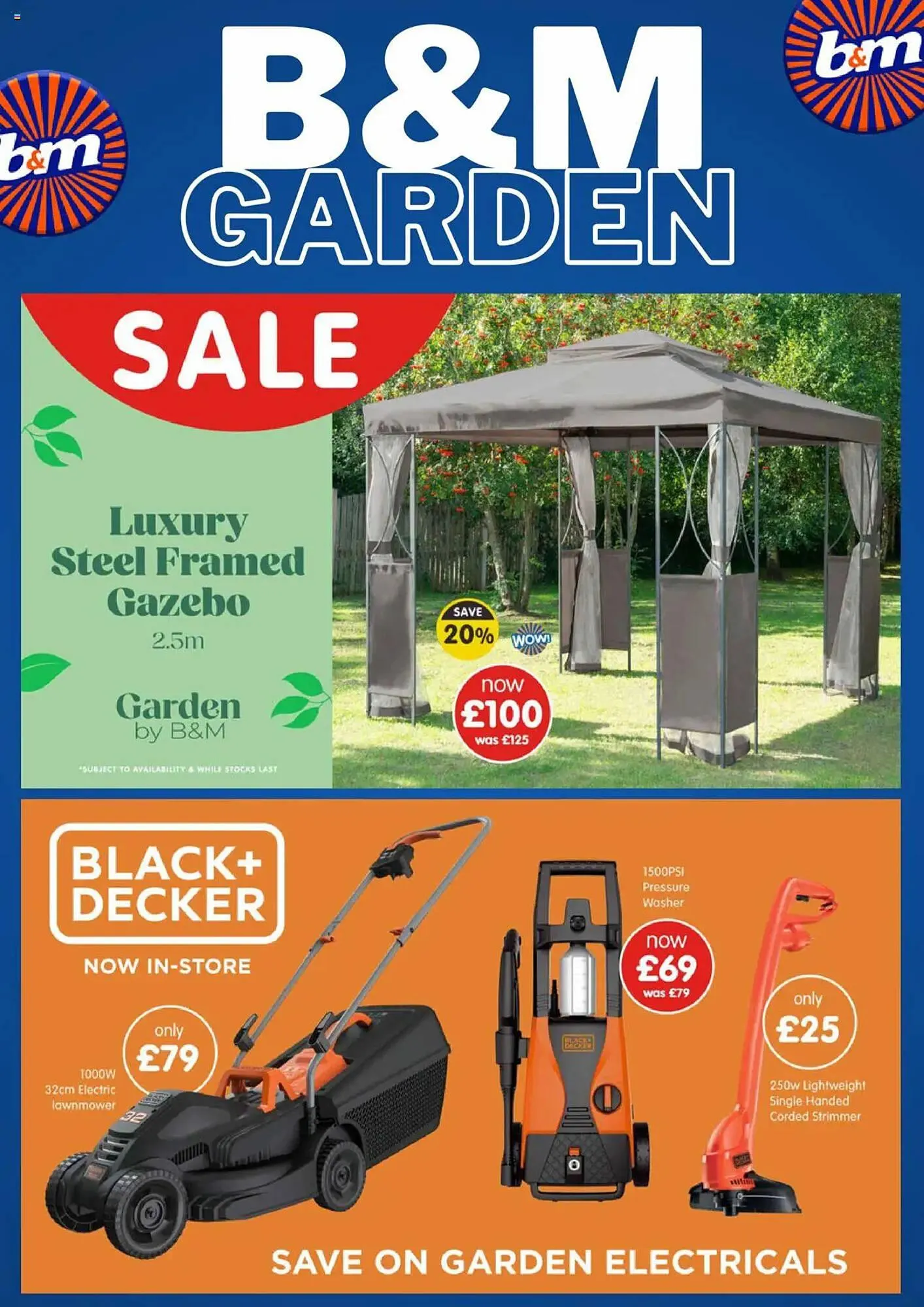 B&M Stores leaflet from 25 May to 25 June 2025 - Catalogue Page 1