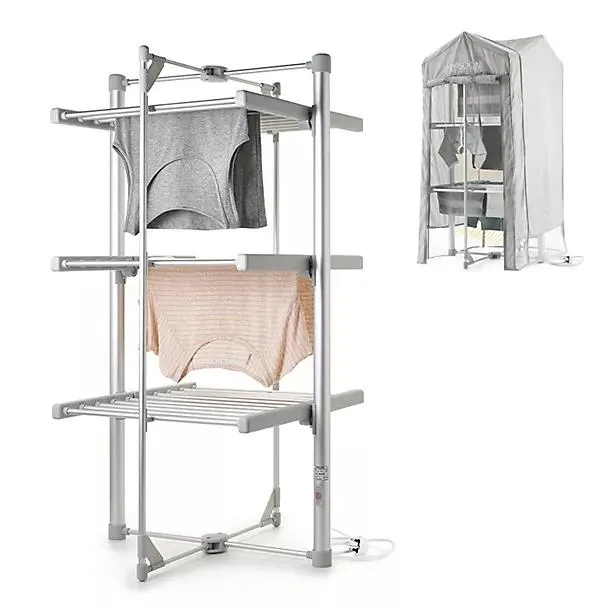 Dry:Soon Mini 3-Tier Heated Airer and Cover Bundle