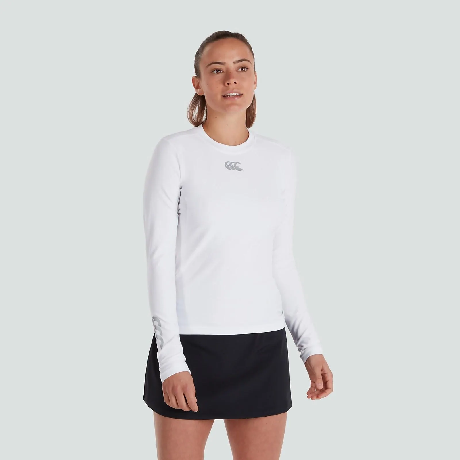 WOMENS THERMOREG LONG SLEEVED TOP WHITE