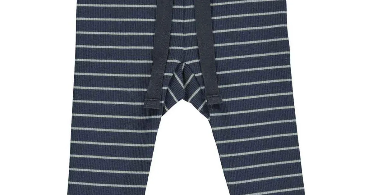 STRIPE RIB trousers