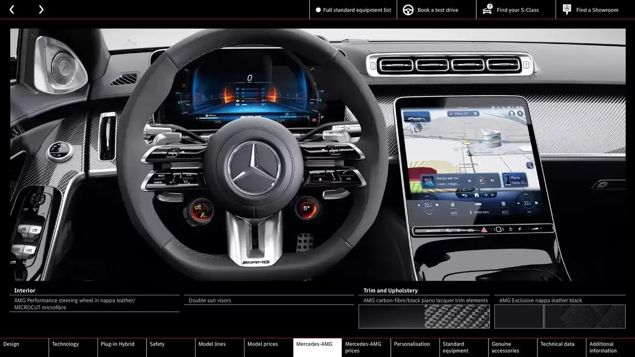 Mercedes Benz S-Class Saloon from 10 October to 10 October 2025 - Catalogue Page 34