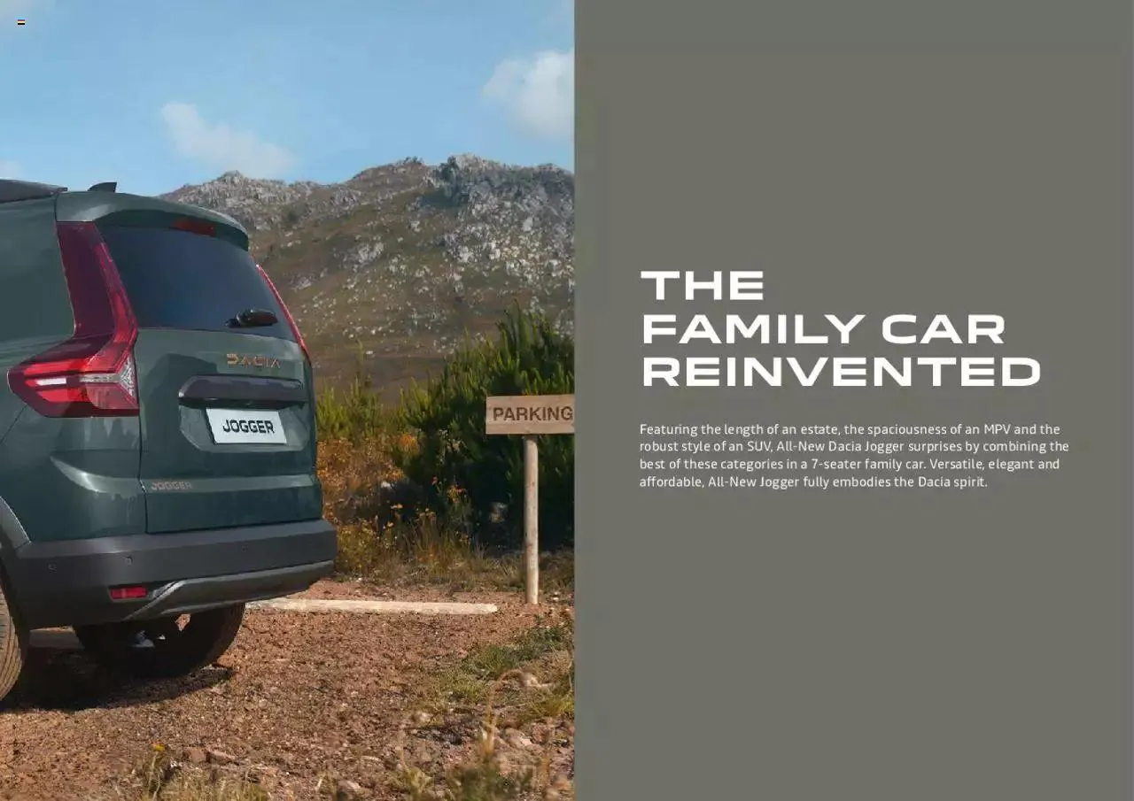 Dacia All-New Jogger from 1 April to 31 December 2023 - Catalogue Page 3