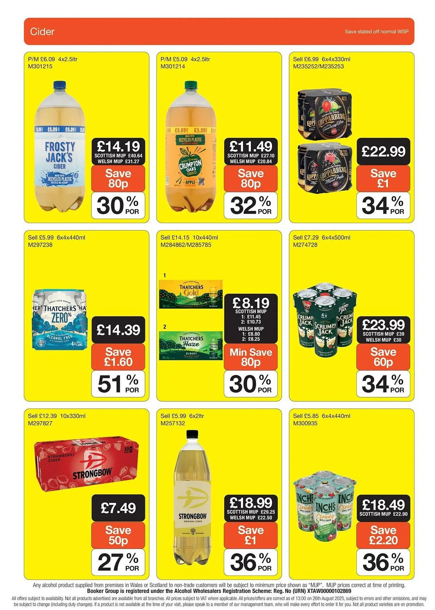 Booker Wholesale brochure from 10 September to 7 October 2025 - Catalogue Page 18
