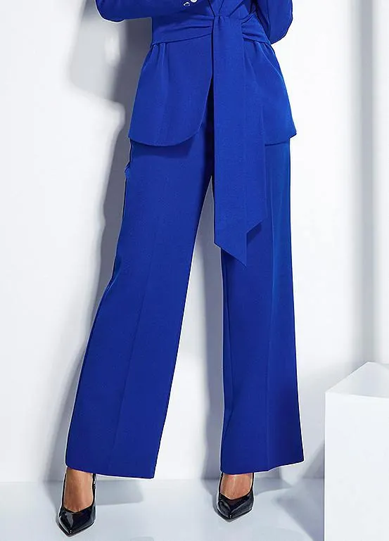 STAR by Julien Macdonald Cobalt Wide Leg Tailored Trousers