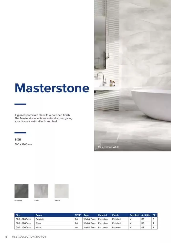 Tile Collection  from 14 January to 31 May 2025 - Catalogue Page 16