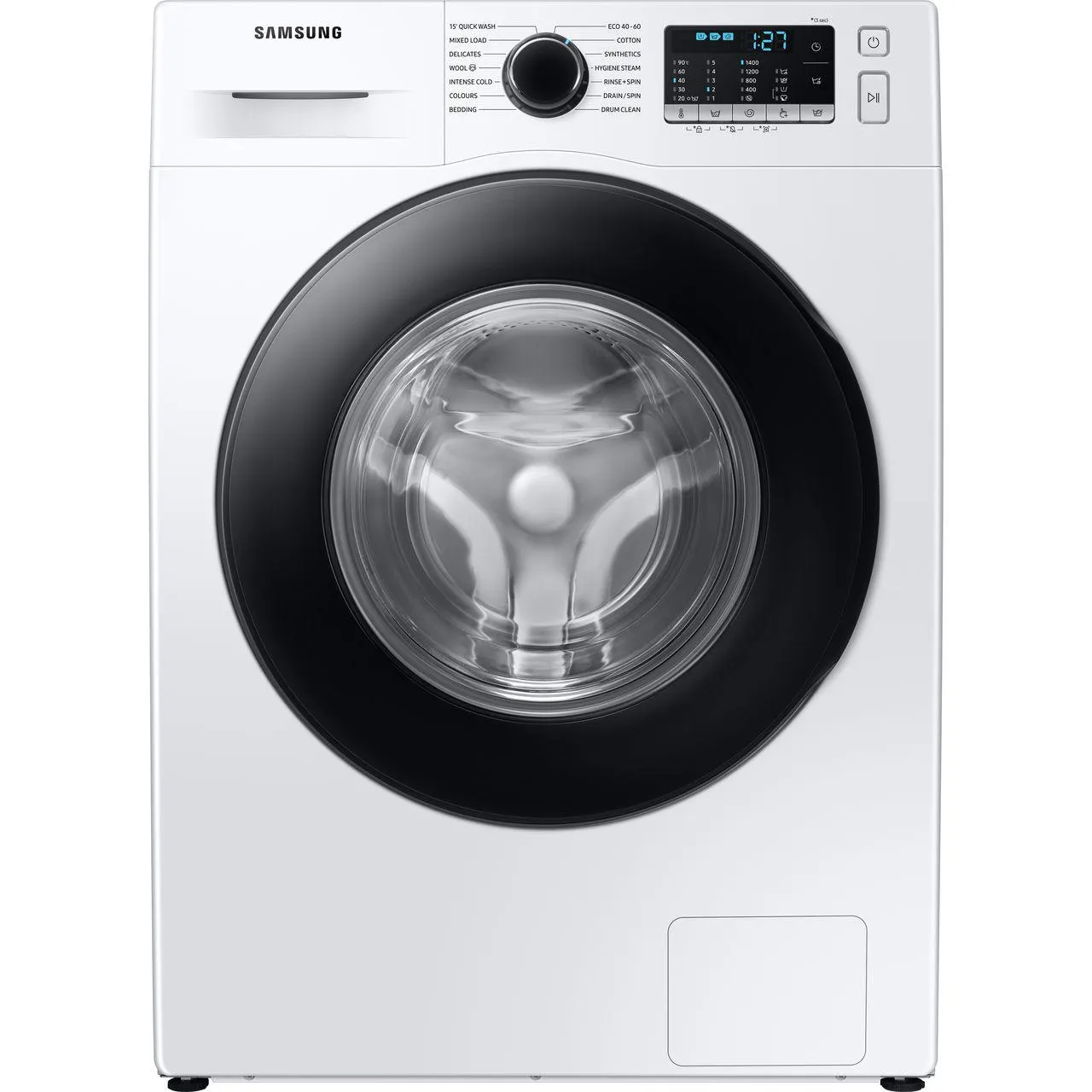 Samsung Series 5 ecobubble™ WW80TA046AE 8Kg Washing Machine with 1400 rpm - White - B Rated