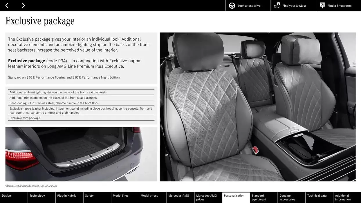 Mercedes Benz S-Class Saloon from 10 October to 10 October 2025 - Catalogue Page 42