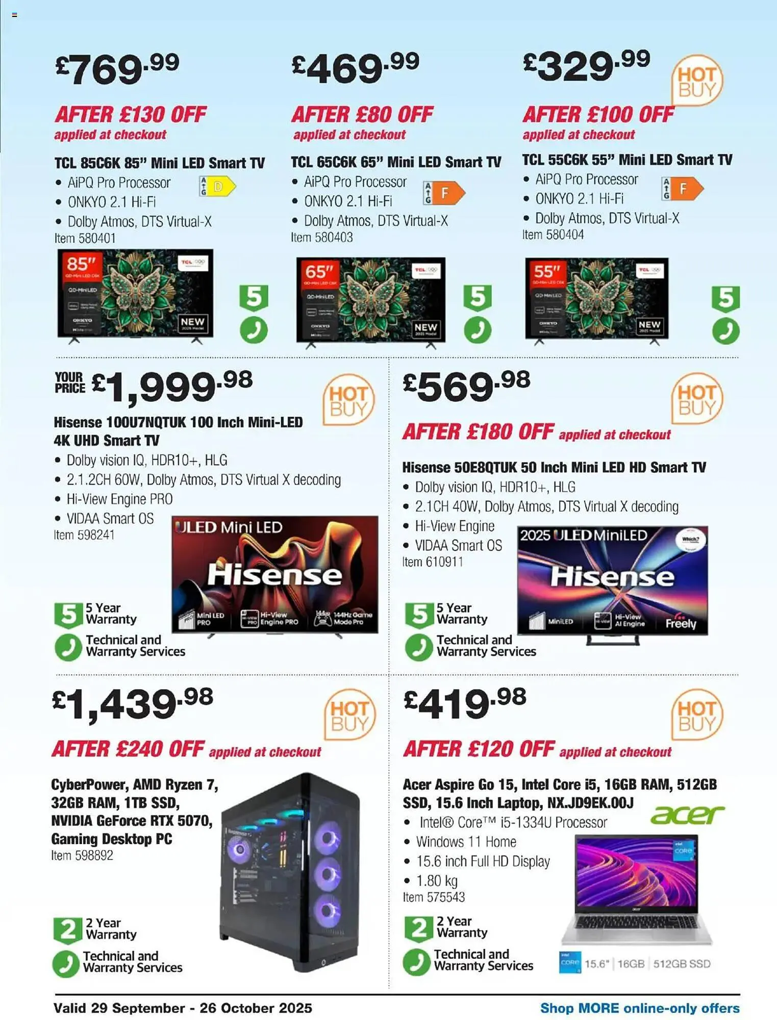 Costco leaflet from 29 September to 26 October 2025 - Catalogue Page 30