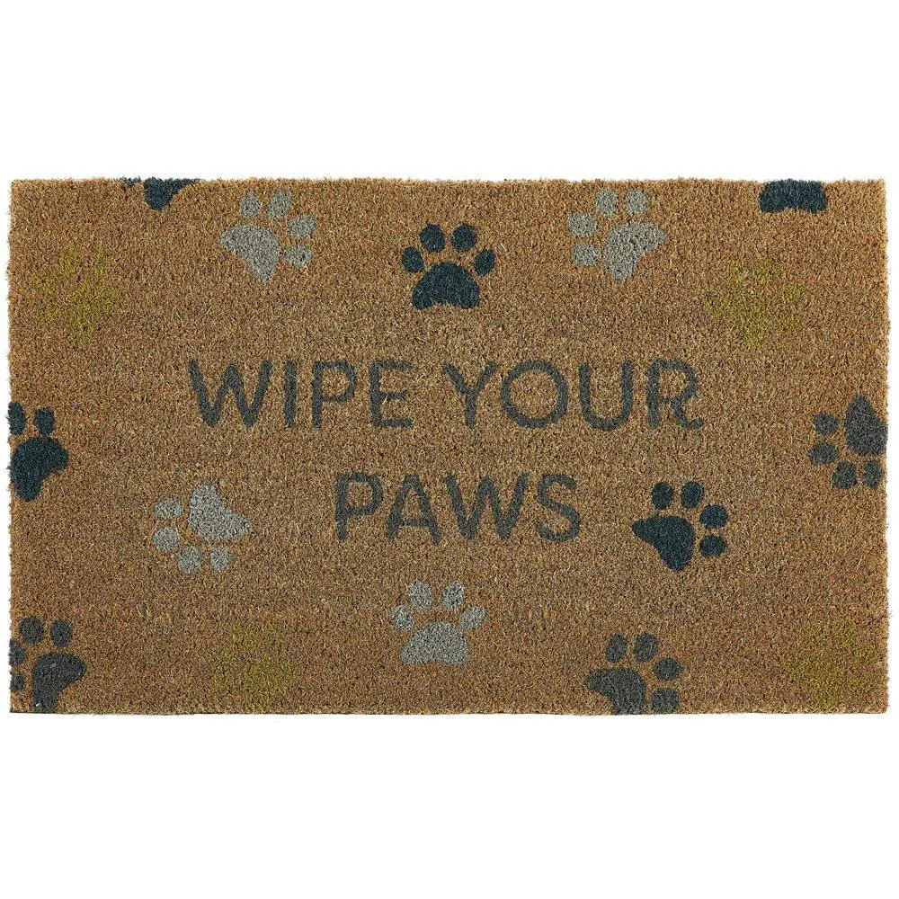 Coir Door Mat Wipe Your Paws