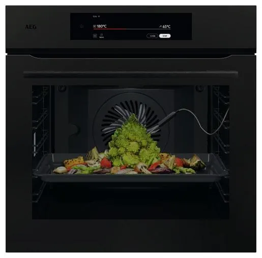 AEG 9000 NBT9P831AT Pyrolytic Single Oven - Matt Black