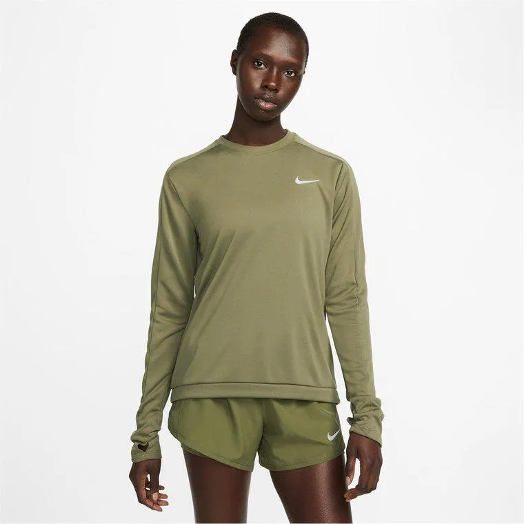 Nike Dri Fit Pacer LS Womens Running Crew