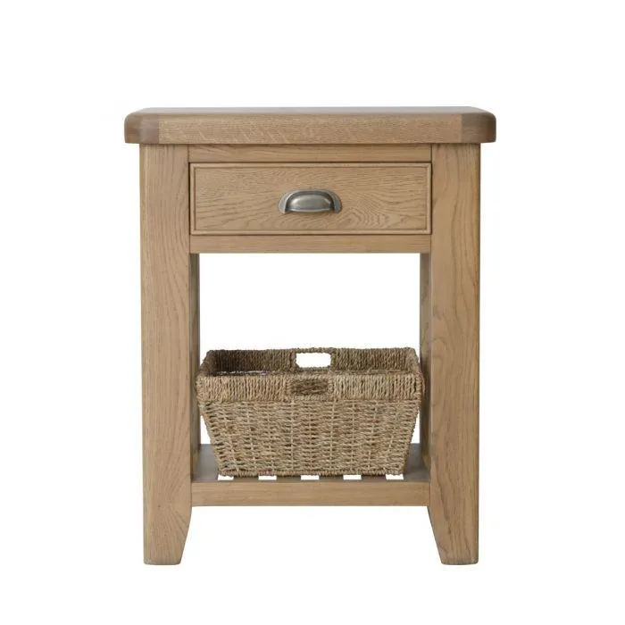 Heritage Oak Telephone Table