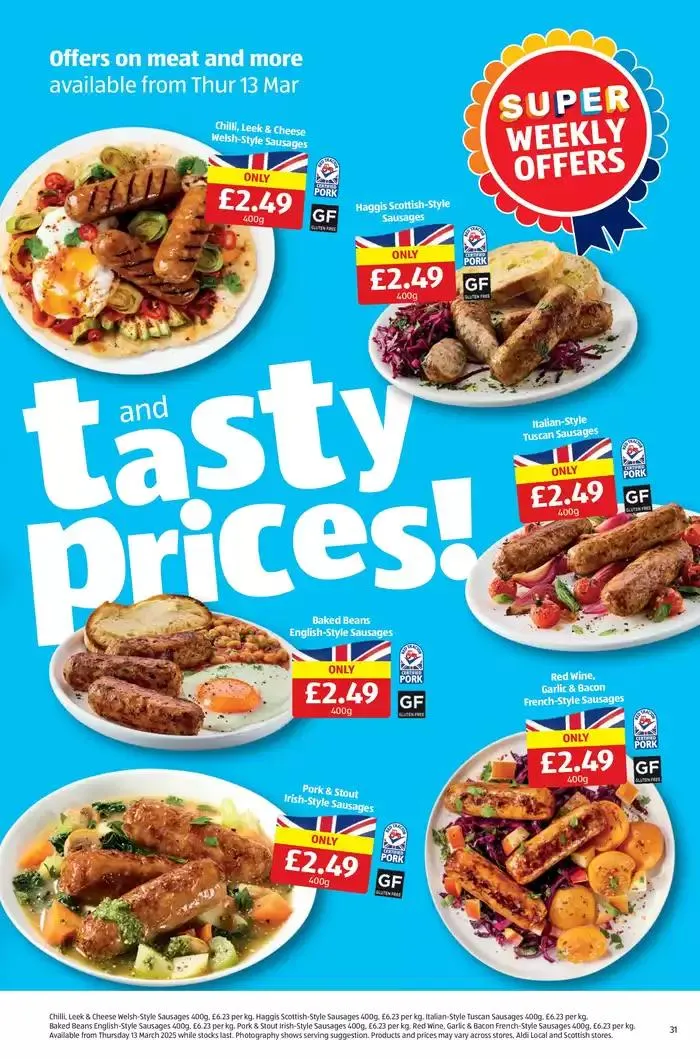 Aldi weekly offers from 13 March to 16 March 2025 - Catalogue Page 31