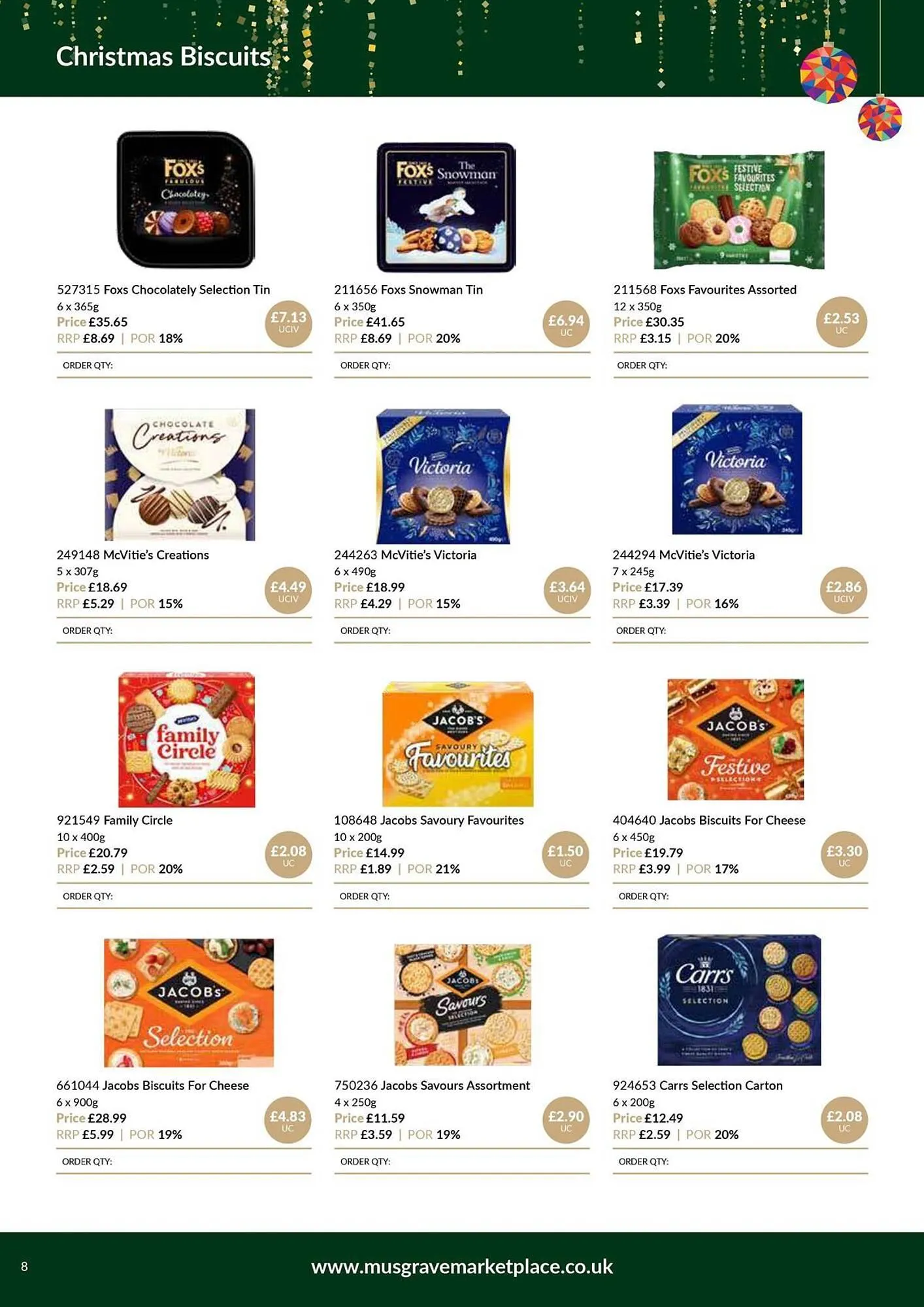 Musgrave MarketPlace leaflet from 8 December to 4 January 2026 - Catalogue Page 8